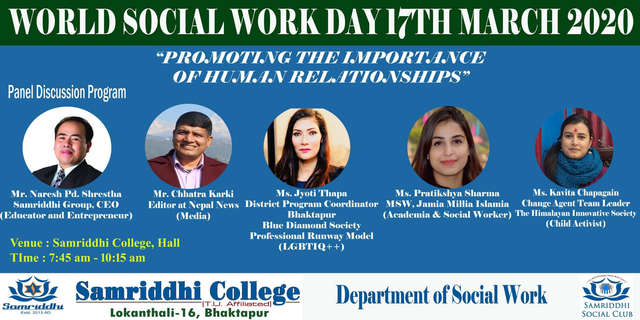 World Social Work Day Celebration Program BSW College In Nepal