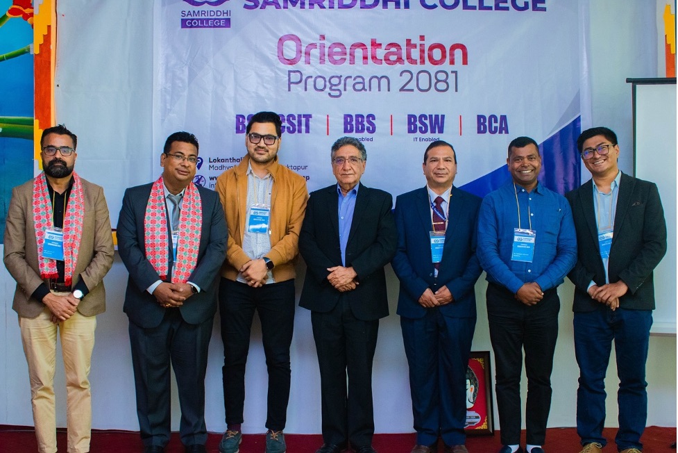 Mr. Anish Manandhar Discusses AI’s Impact on the IT Industry at Samriddhi Orientation 2024