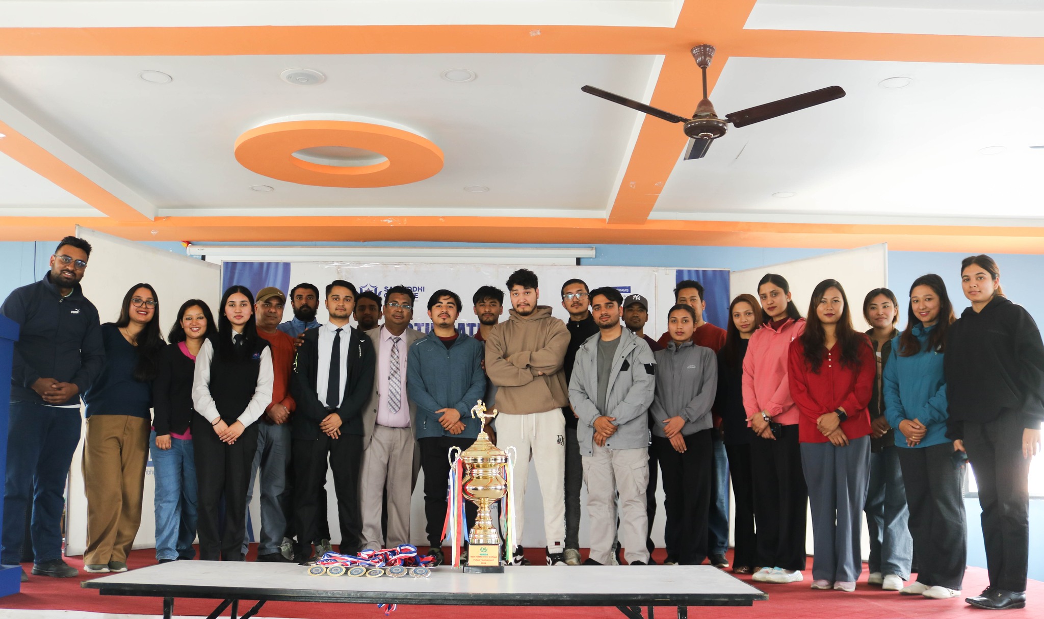 Victory and Recognition: Sports Week Award Ceremony
