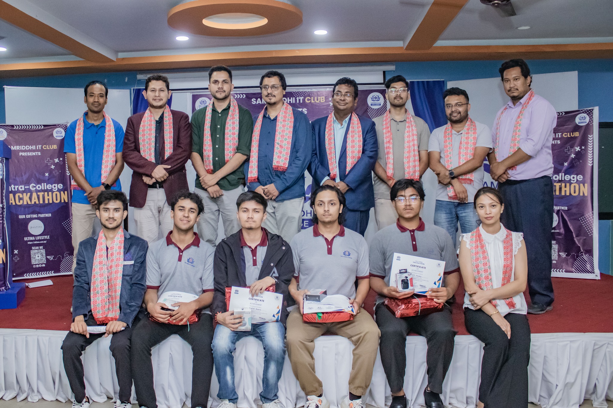 Coding Creativity: Samriddhi IT Club Hosts Intra College Hackathon