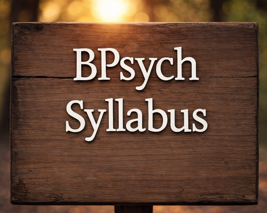 BPsych First Year Syllabus