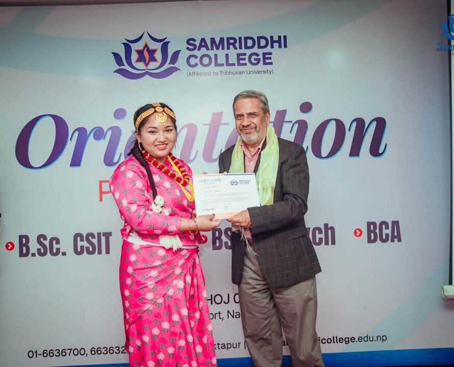Honoring Volunteers on Samriddhi Orientation 2026